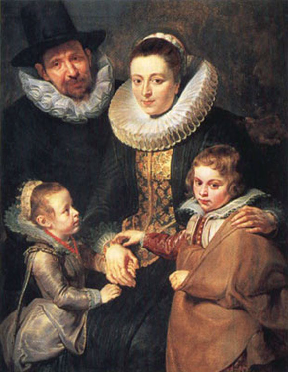 Fan Brueghel the Elder and his Family (mk01)